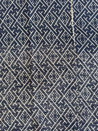 Coperta nuziale Miao cinese vintage con ricamo indaco