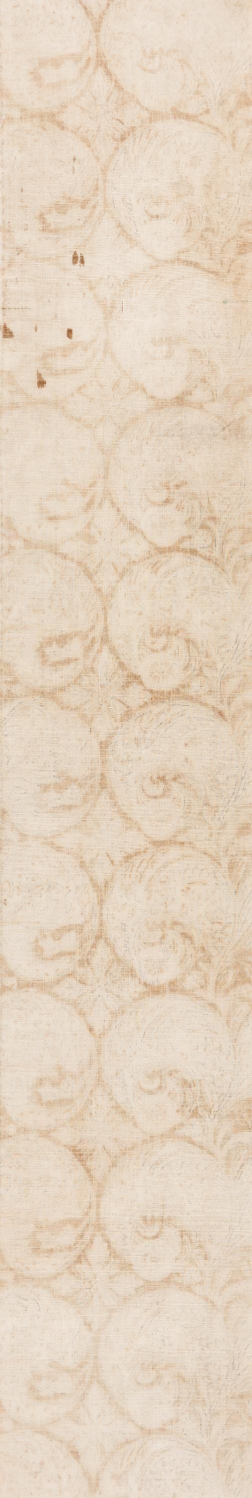 Antique Japanese Wa-Sarasa Cotton Panel with Phoenixes