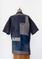 Antique Japanese Reversible Indigo Boro Noragi Jacket