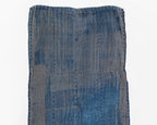 Japanese Indigo Boro Textile Panel with Hand-Stitched Repairs