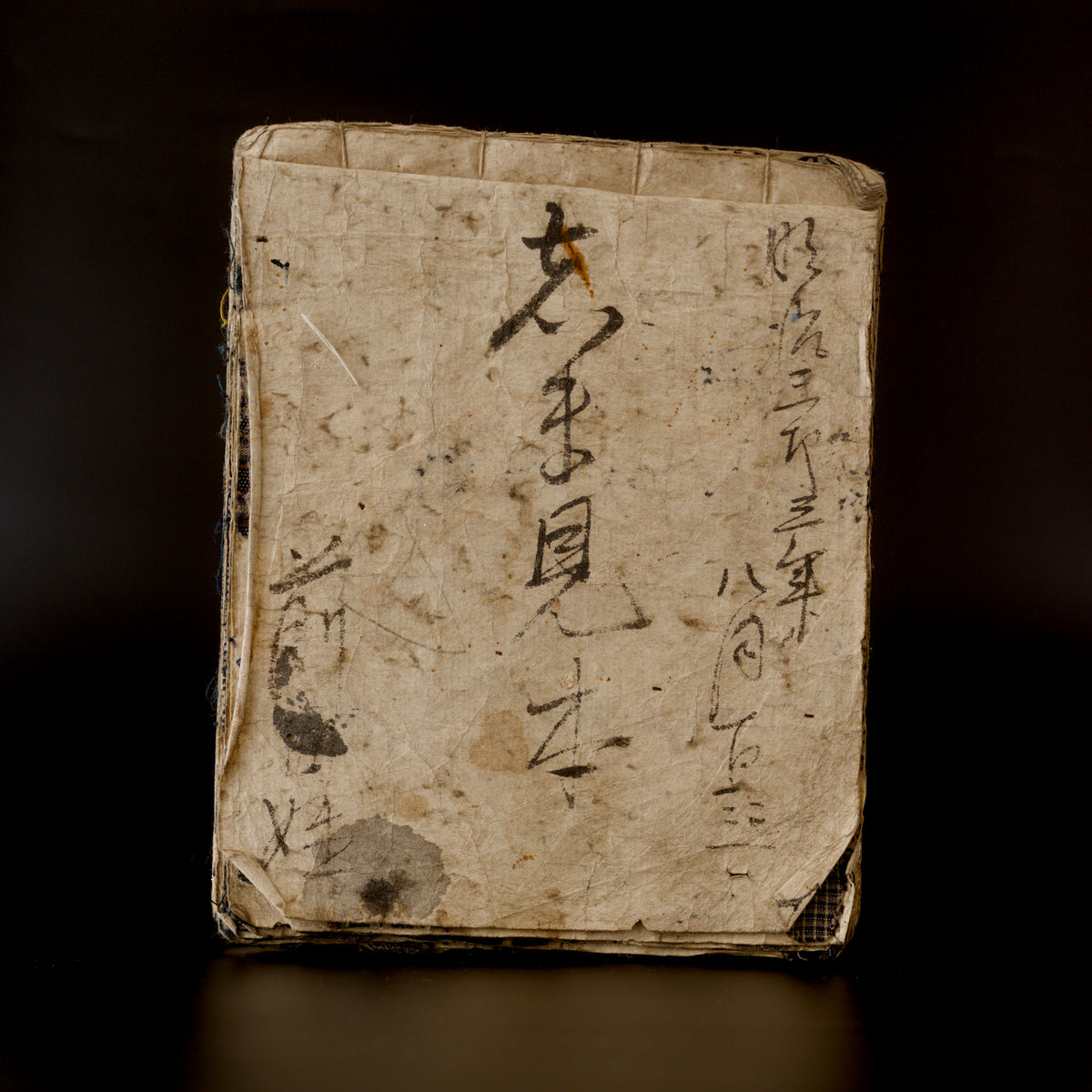 Antique Japanese fabric sample book