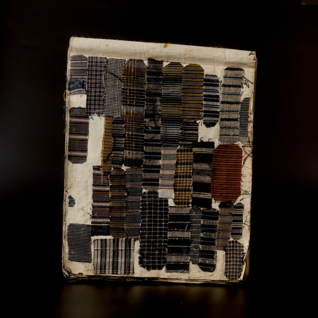 Antique Japanese fabric sample book