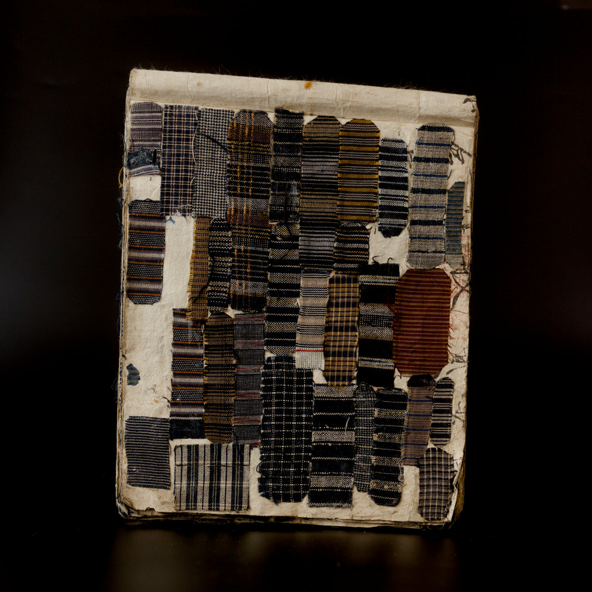 Antique Japanese fabric sample book