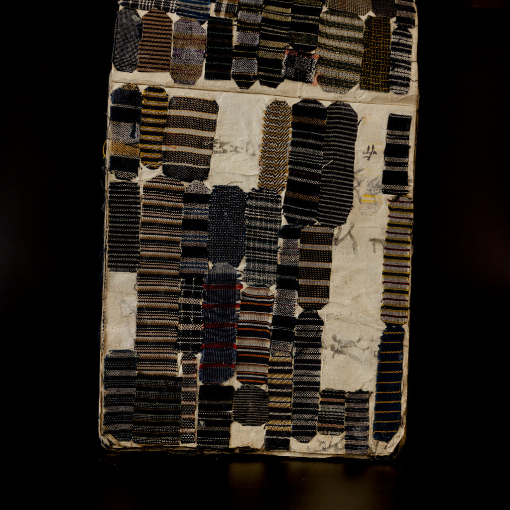 Antique Japanese fabric sample book