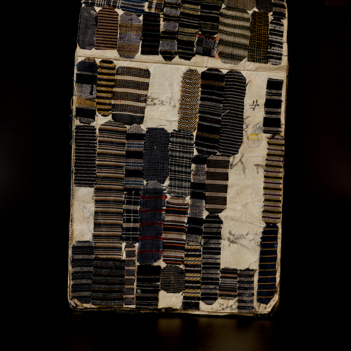 Antique Japanese fabric sample book