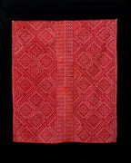 Broderie marocaine ancienne de Fès, réversible en soie