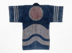 Antique Japanese Hikeshi Banten Fireman’s Coat in Indigo & Kakishibu