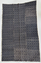 Coperta nuziale Miao cinese vintage con ricamo indaco