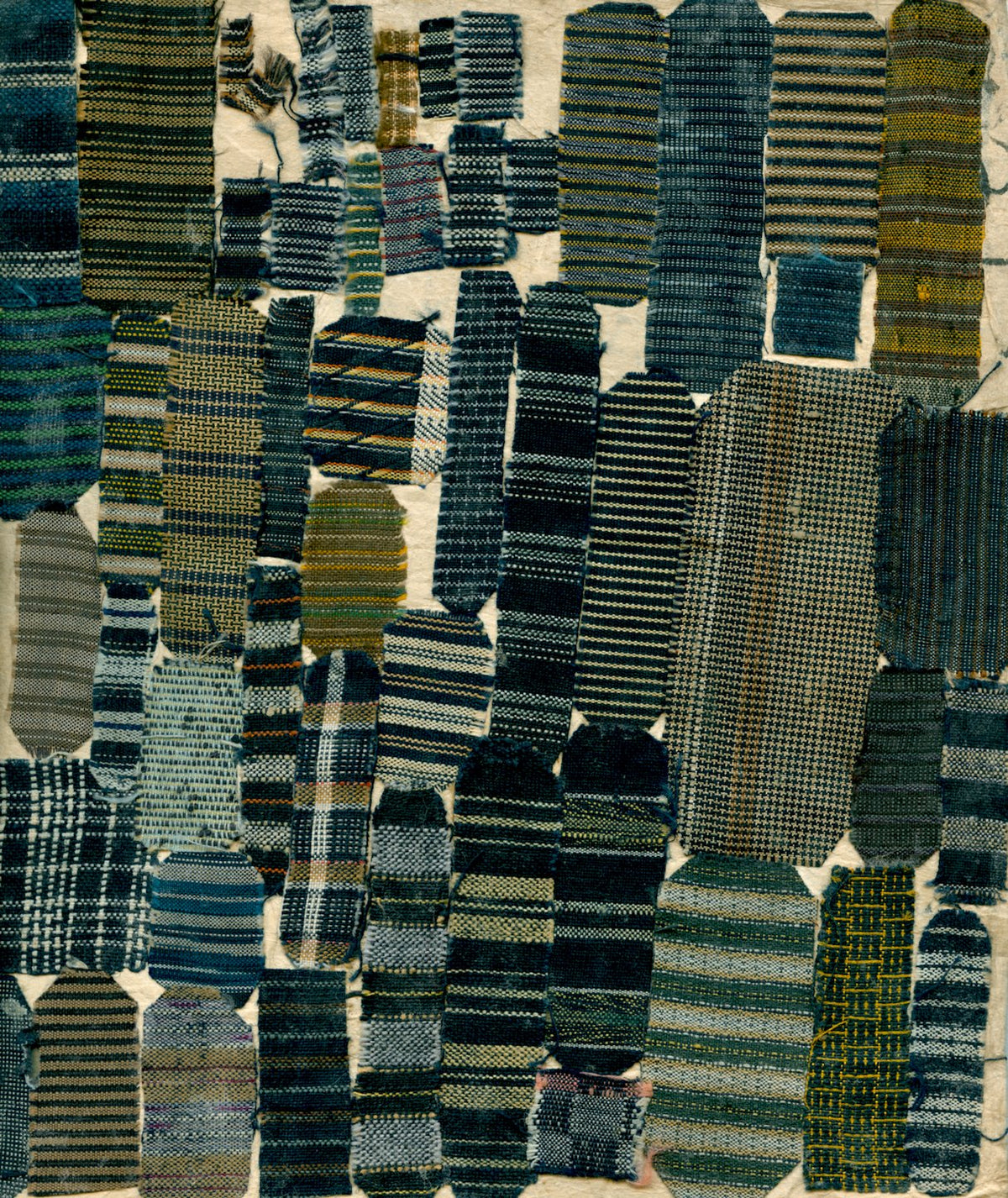 Antique Japanese fabric sample book