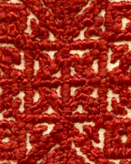 Broderie marocaine ancienne de Fès, réversible en soie